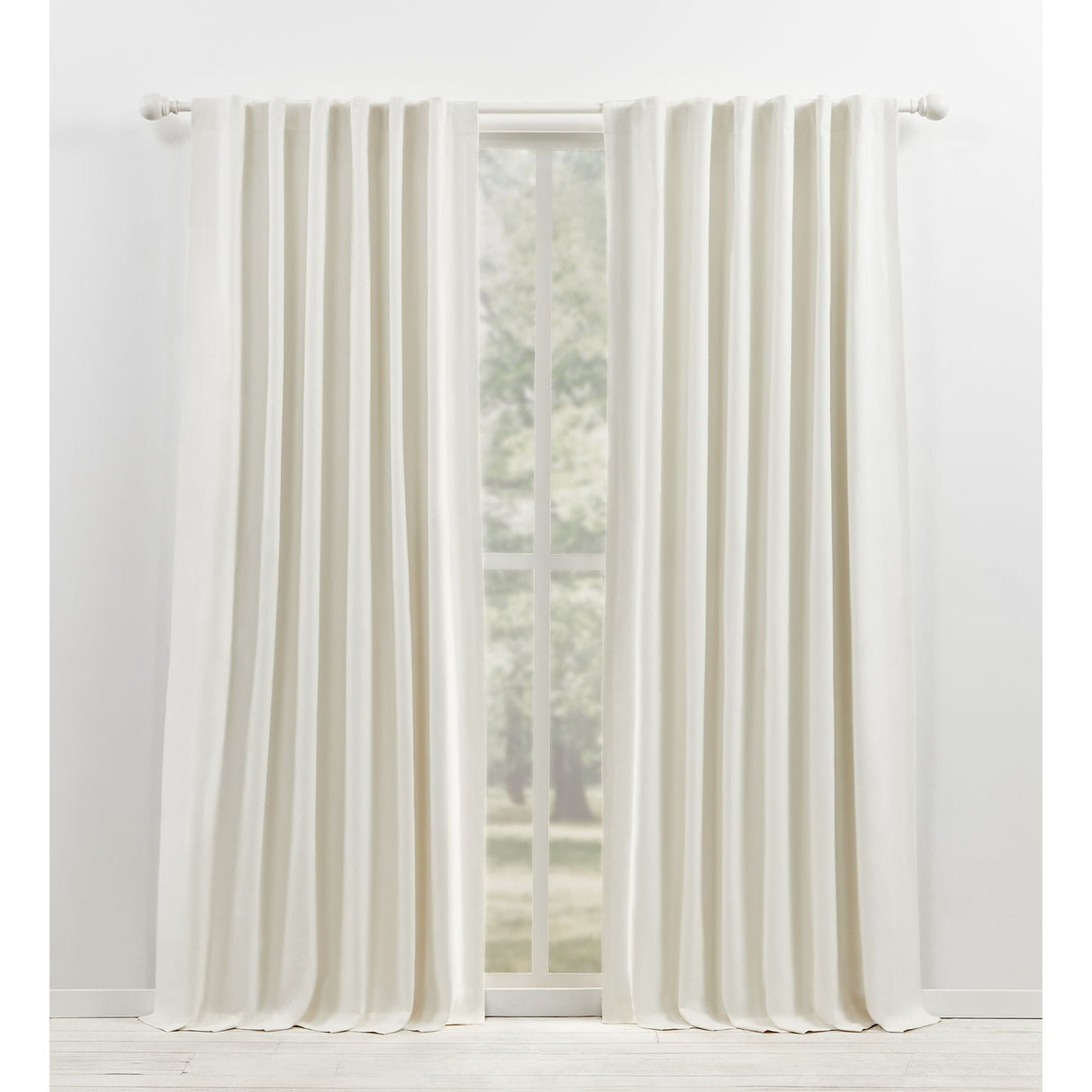 Lauren Ralph Lauren Waller Blackout Back Tab/Rod Pocket Single Curtain Panel