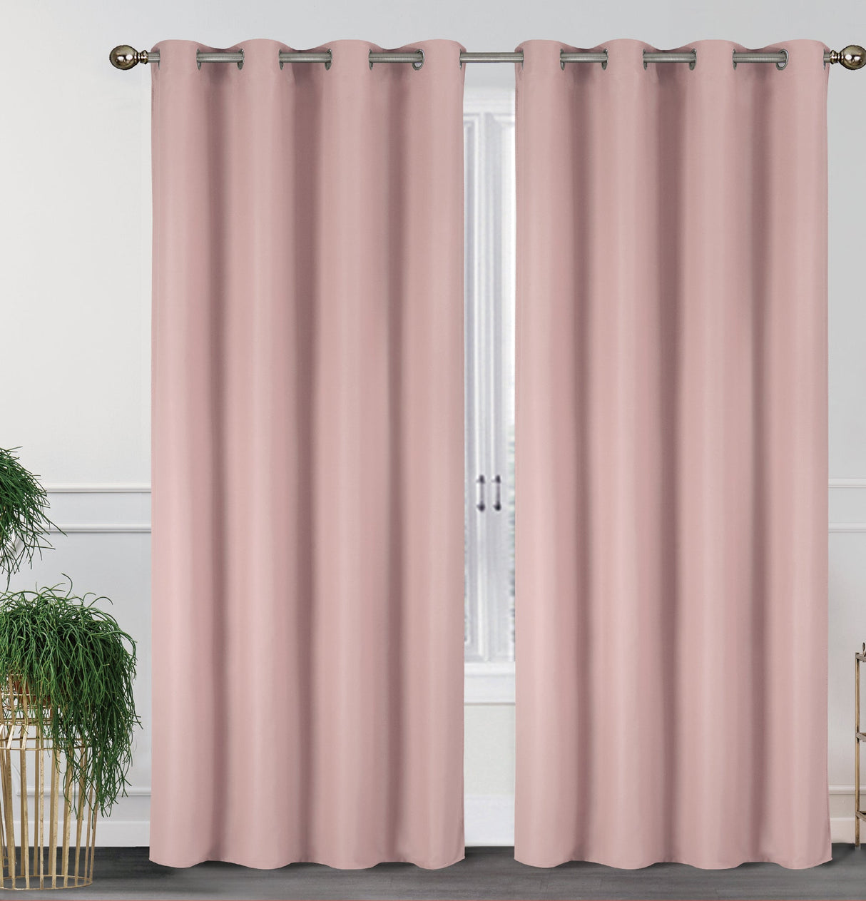 2 Pack - 55" x 84" Solid Thermal Blackout Panels (19 Colors)