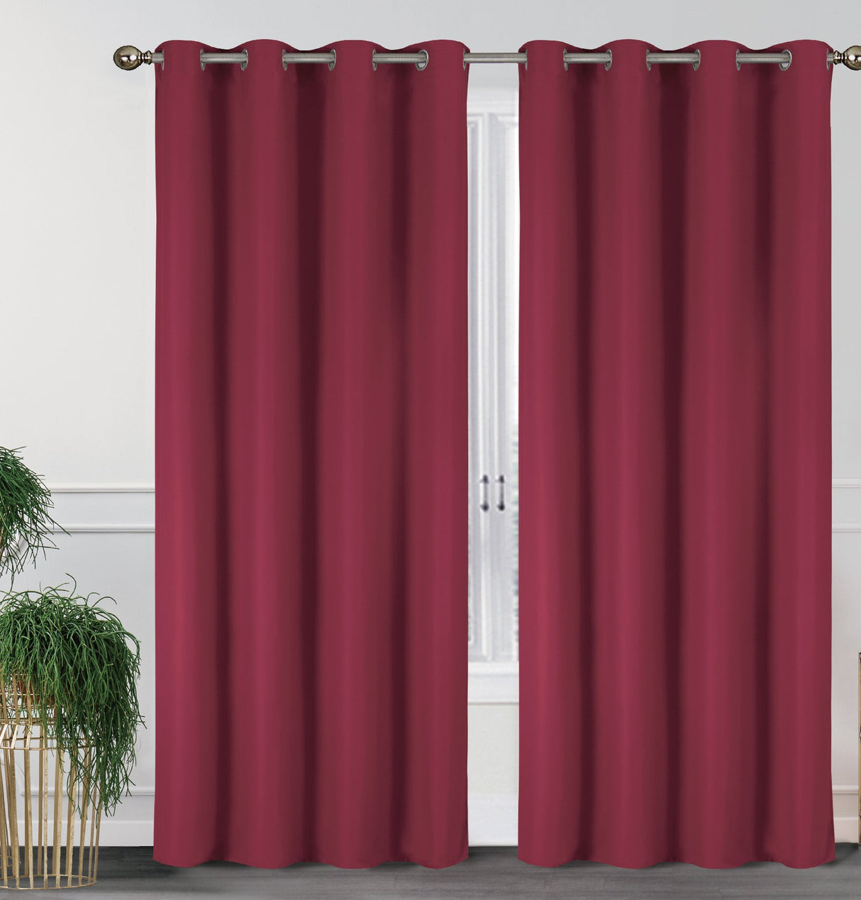 2 Pack - 55" x 84" Solid Thermal Blackout Panels (19 Colors)