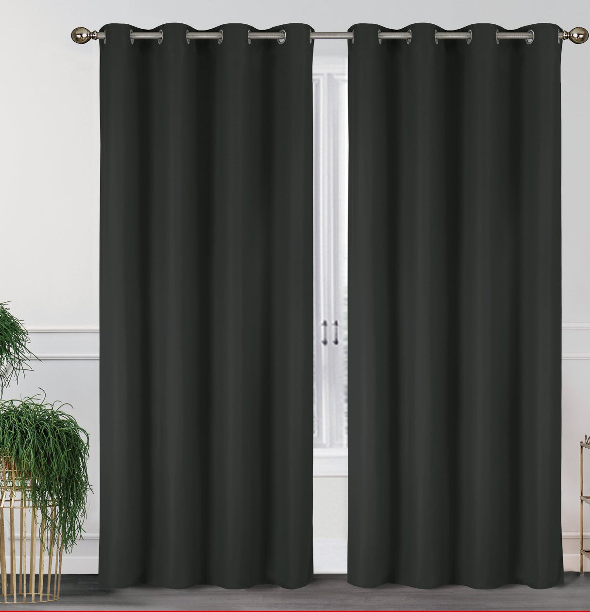 2 Pack - 55" x 84" Solid Thermal Blackout Panels (19 Colors)