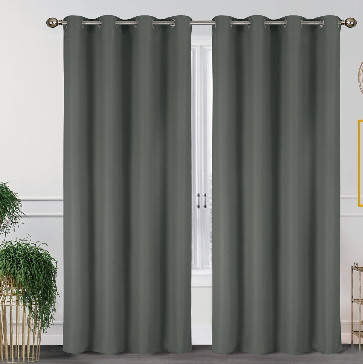 2 Pack - 55" x 84" Solid Thermal Blackout Panels (19 Colors)