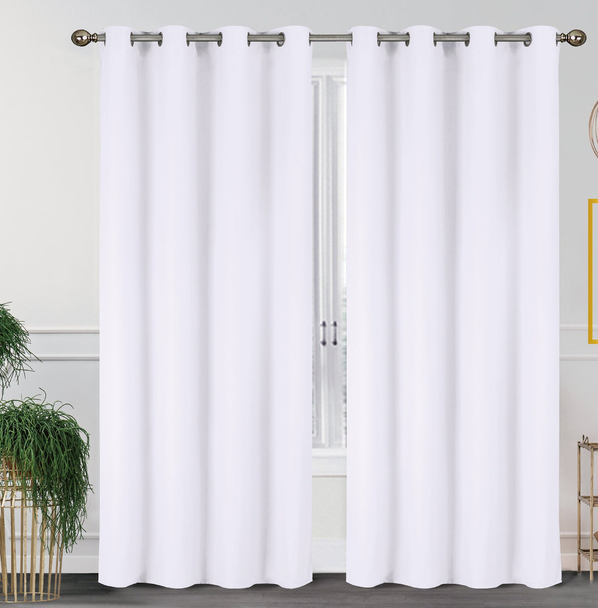 2 Pack - 55" x 84" Solid Thermal Blackout Panels (19 Colors)