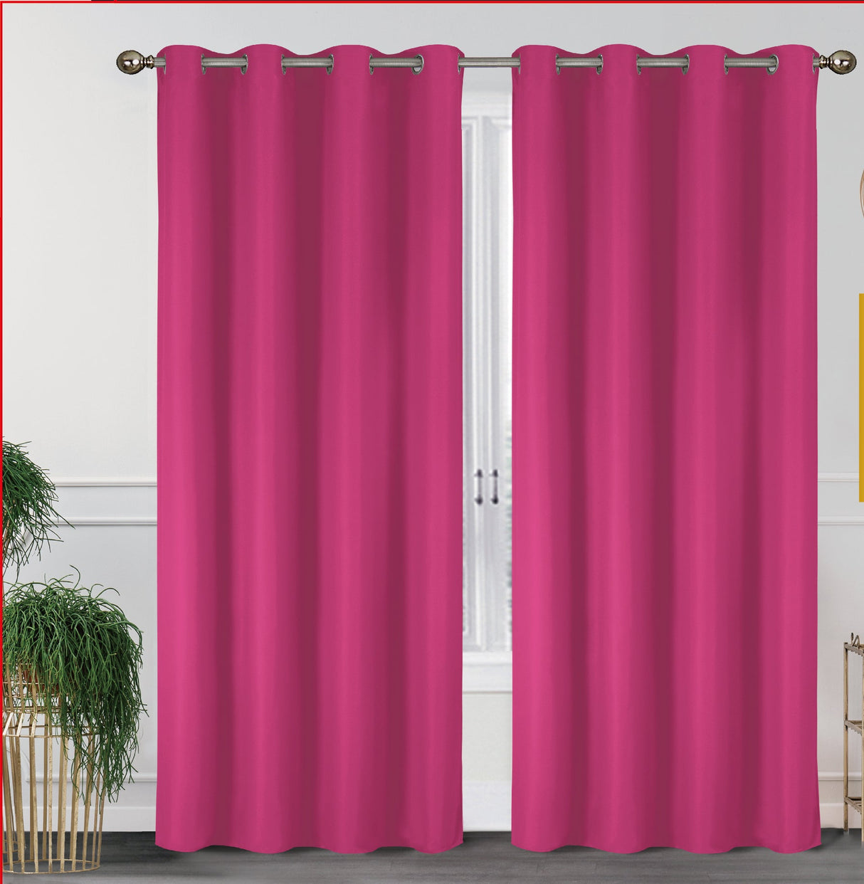 2 Pack - 55" x 84" Solid Thermal Blackout Panels (19 Colors)
