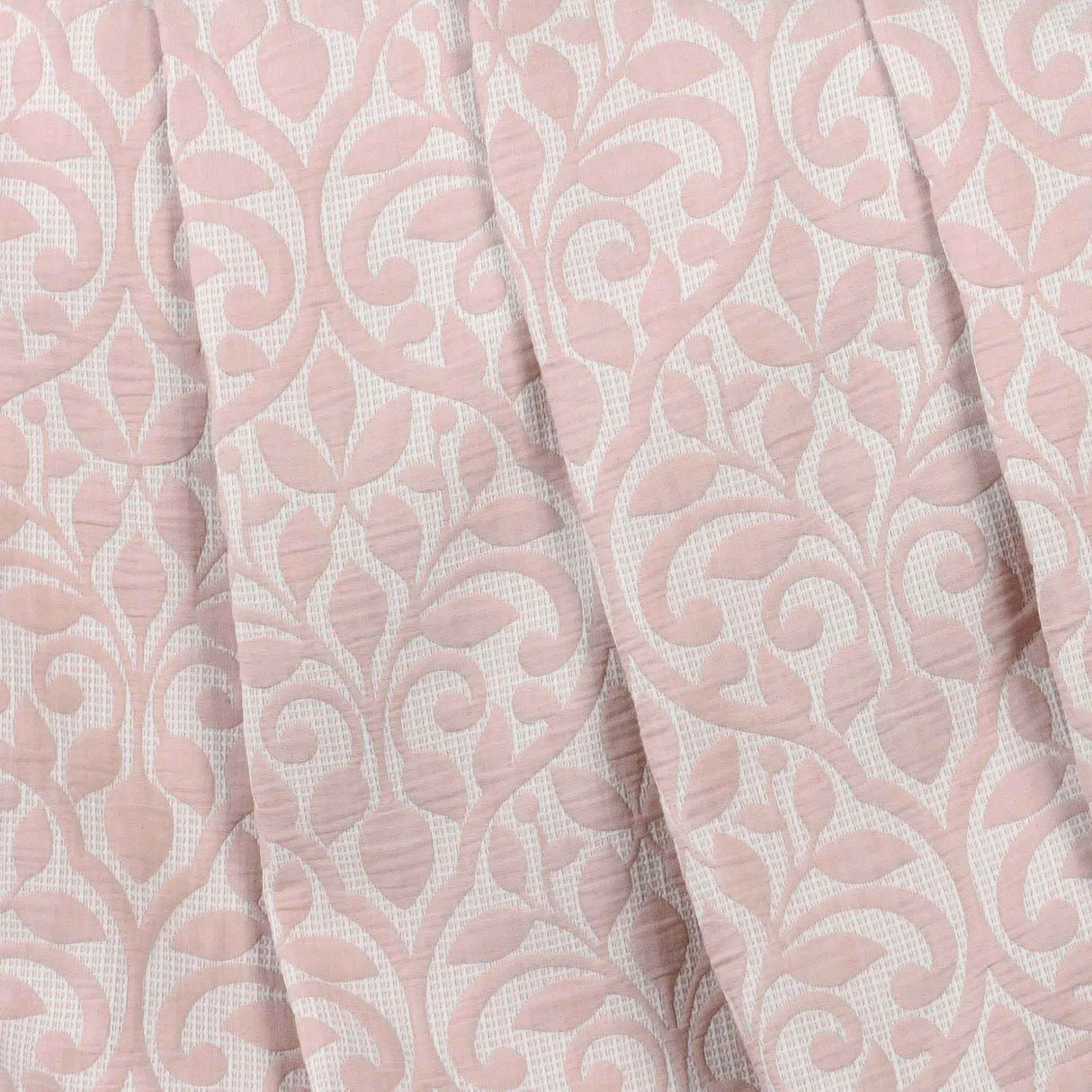 Vineyard Cotton Blend Medium Weight Matelasse Floral Scroll Coverlet - Coverlet by Superior Brand
