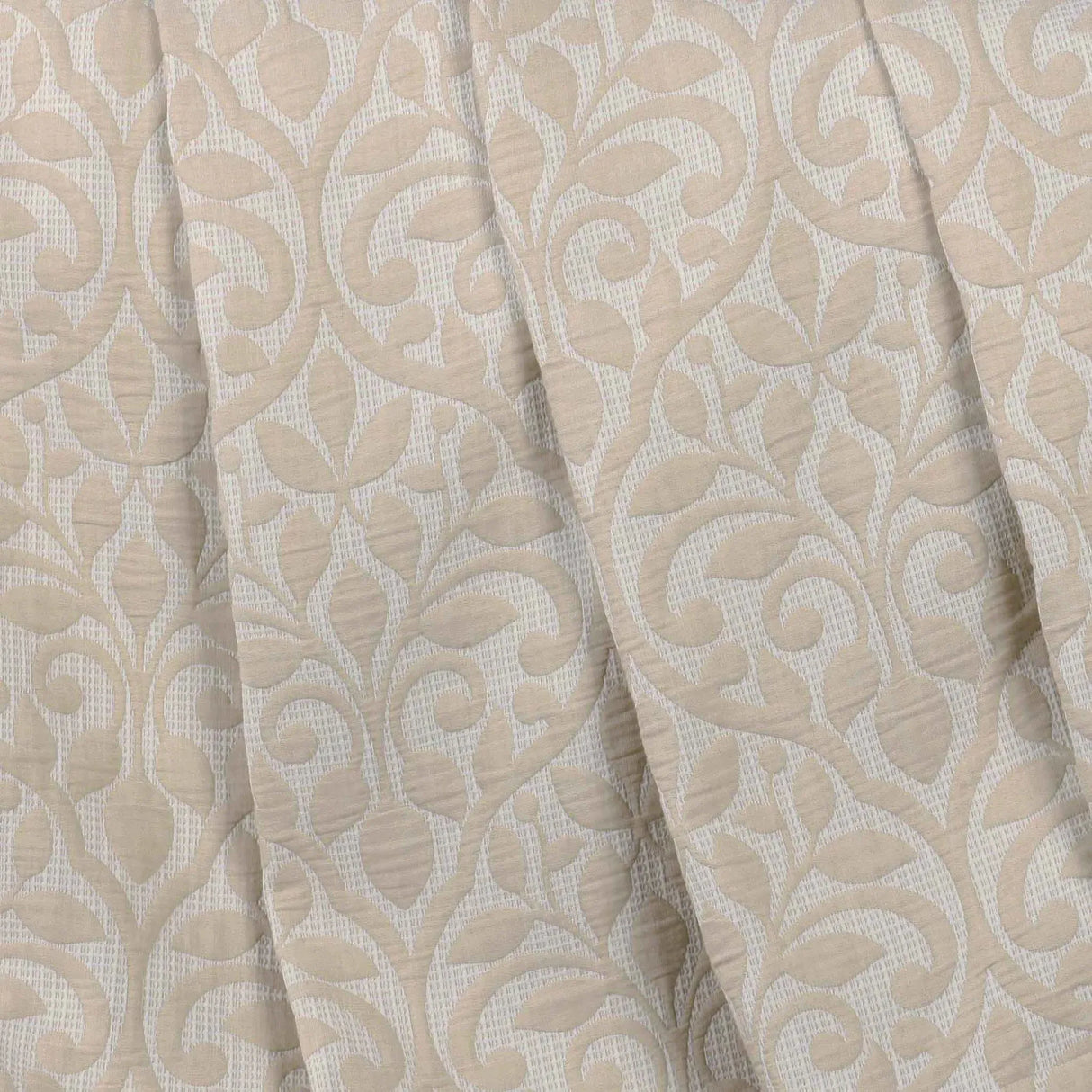 Vineyard Cotton Blend Medium Weight Matelasse Floral Scroll Coverlet - Coverlet by Superior Brand