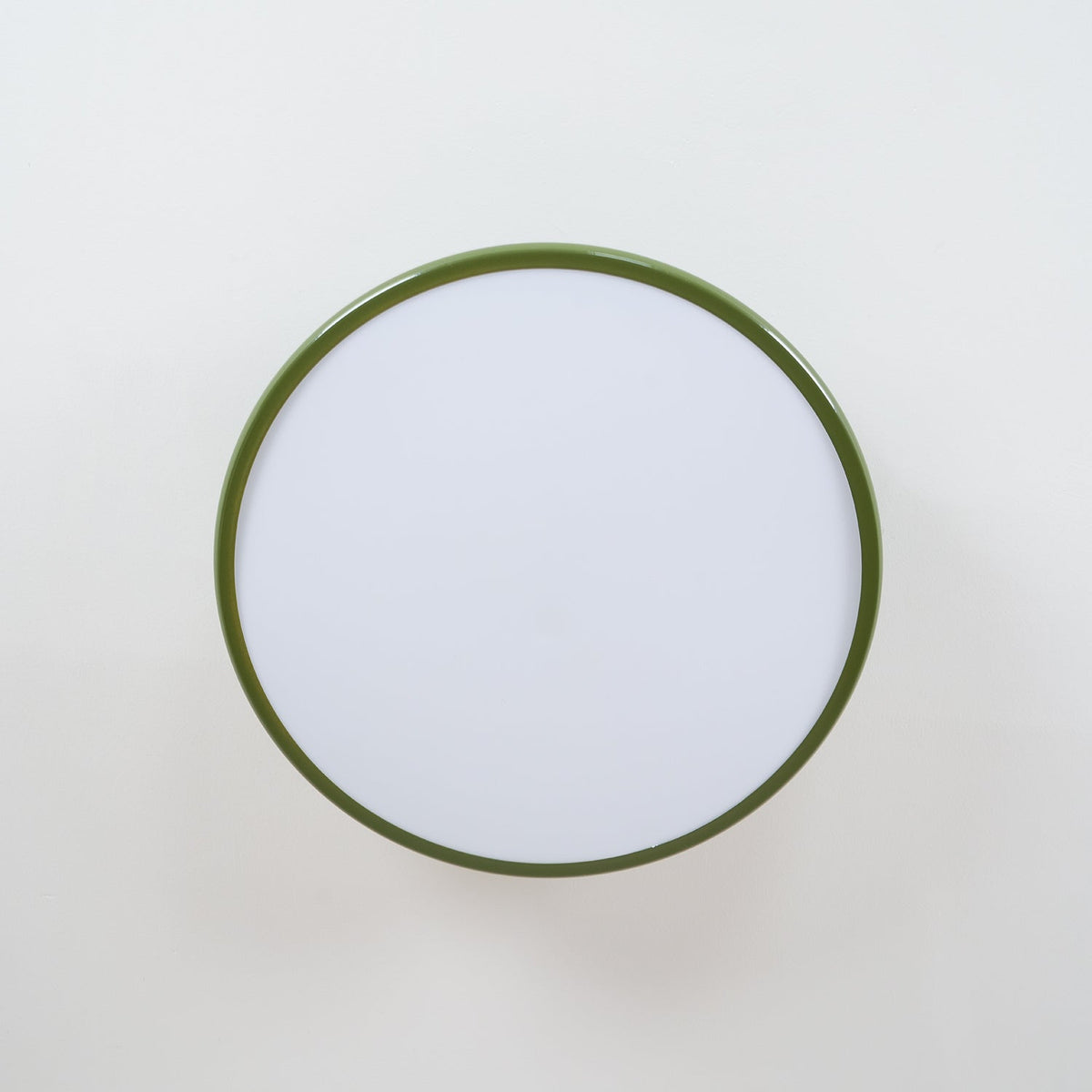 Orbitra | Flush Mount LED Ceiling Light with Swivel Arm, Dimmable Beige or Green Fixture