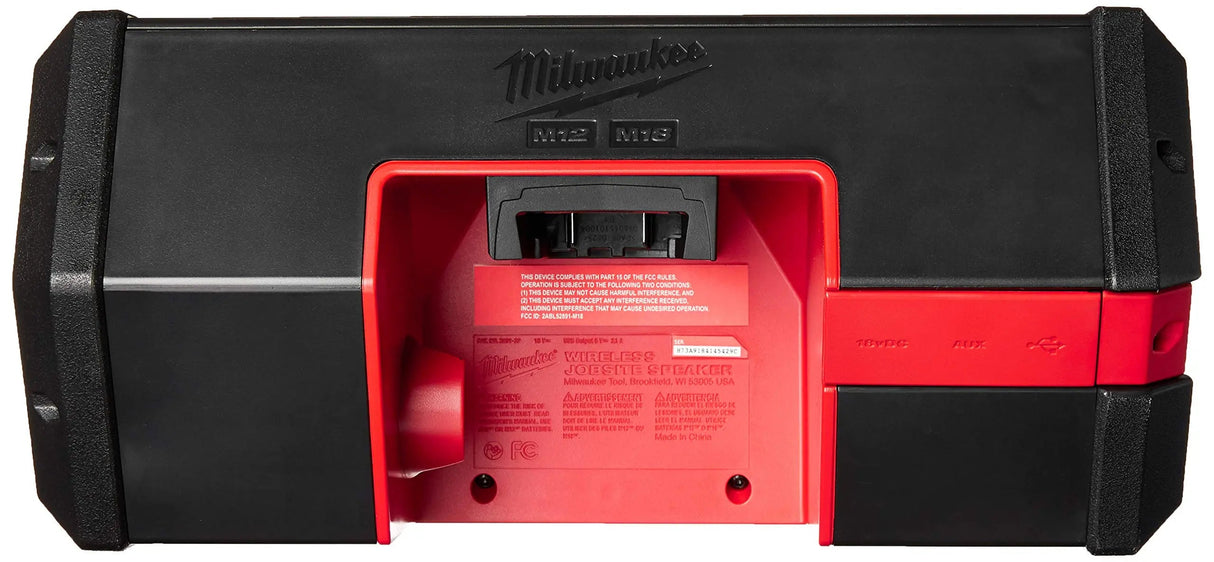 Open Box - Milwaukee 2891-20 M18/M12 Lithium-Ion Cordless Wireless Jobsite Speaker