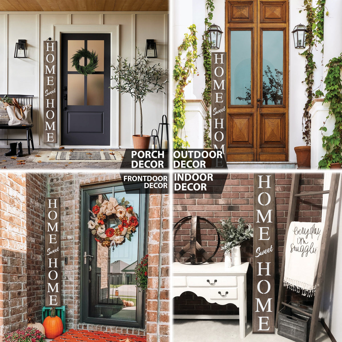 Home sweet home porch sign 72in