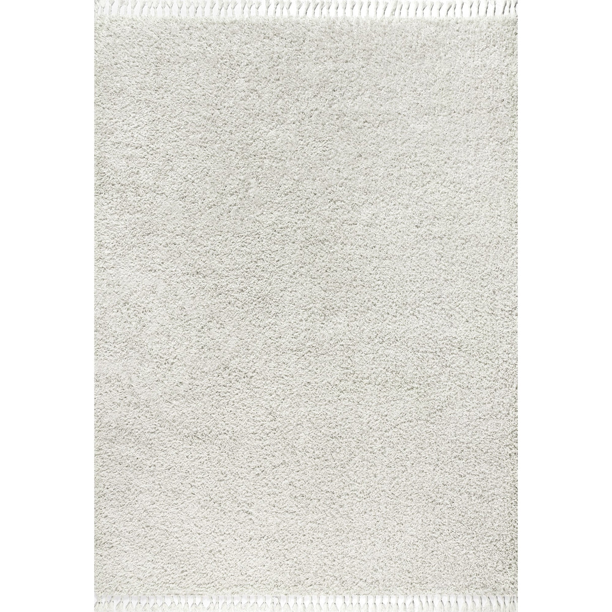 Mercer Shag Plush Tassel Area Rug 3x5 Charcoal