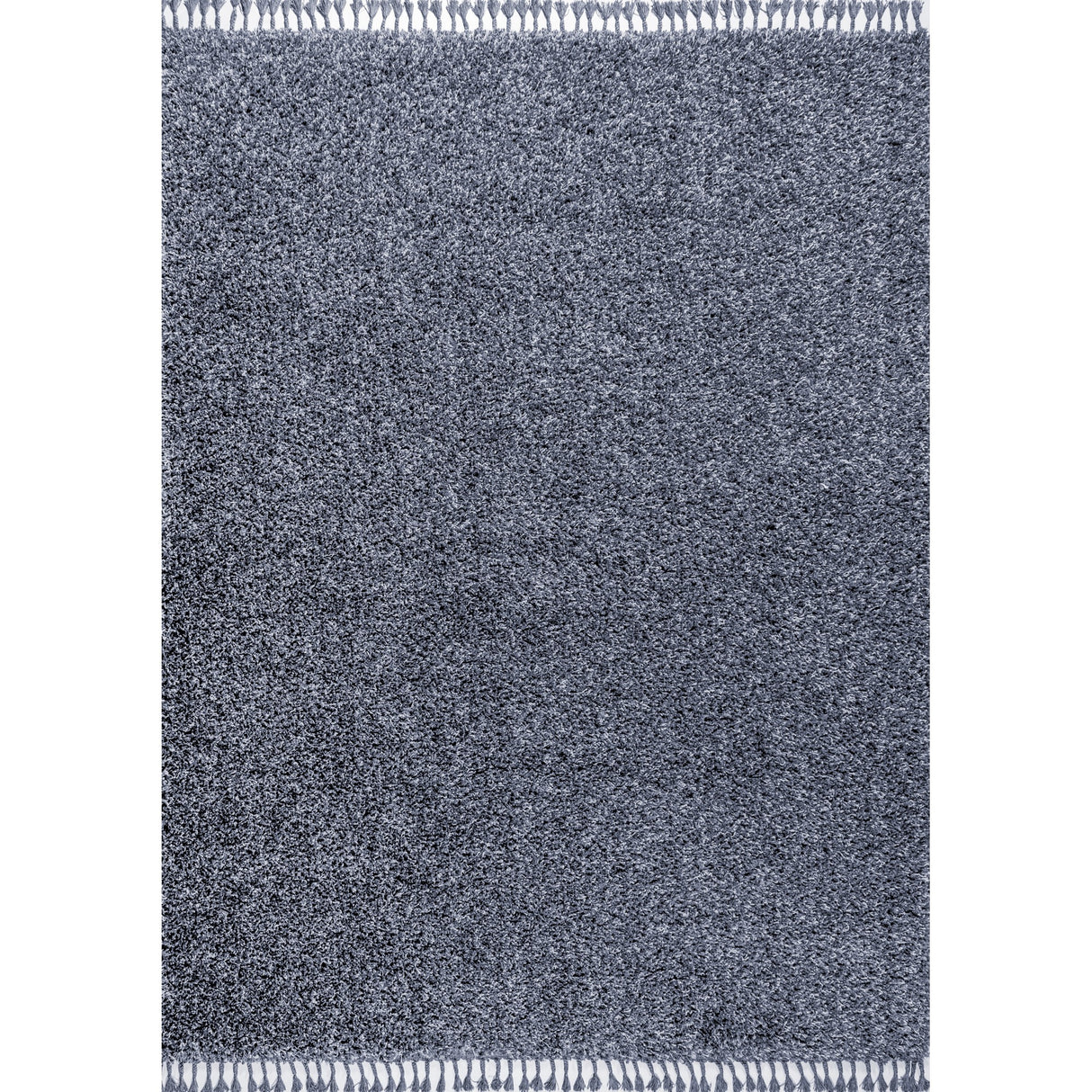 Mercer Shag Plush Tassel Area Rug 3x5 Charcoal