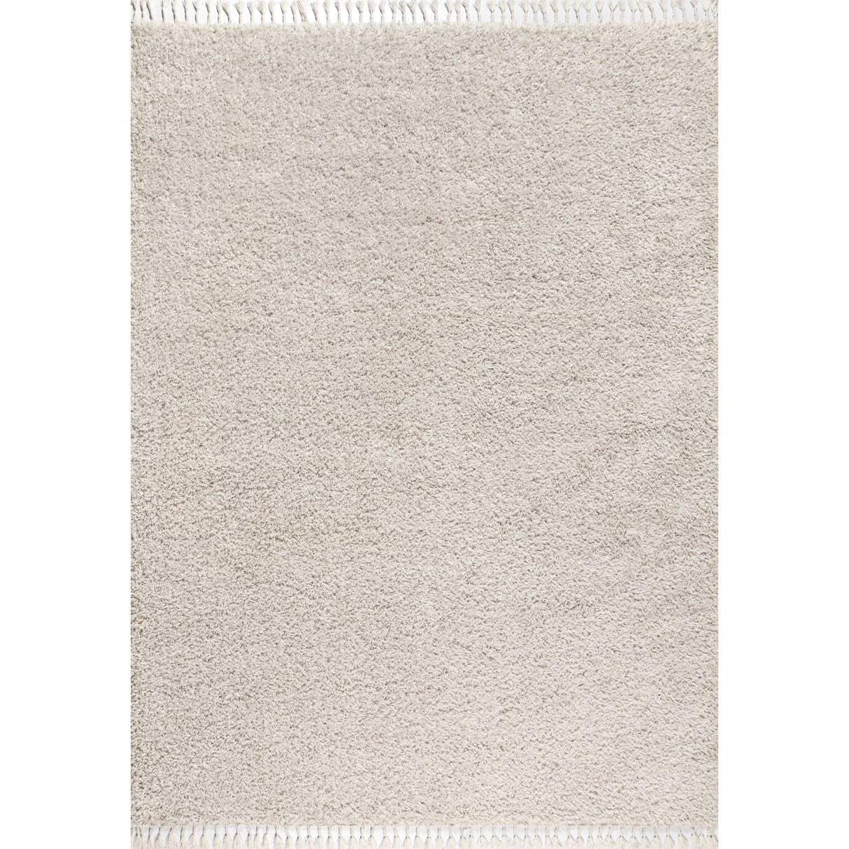 Mercer Shag Plush Tassel Area Rug 3x5 Charcoal