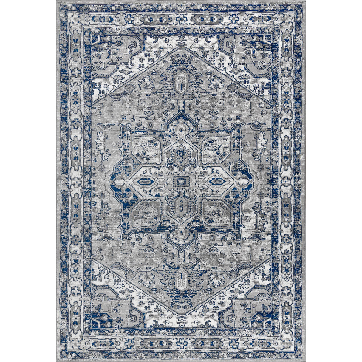 Persian Vintage Medallion Area Rug