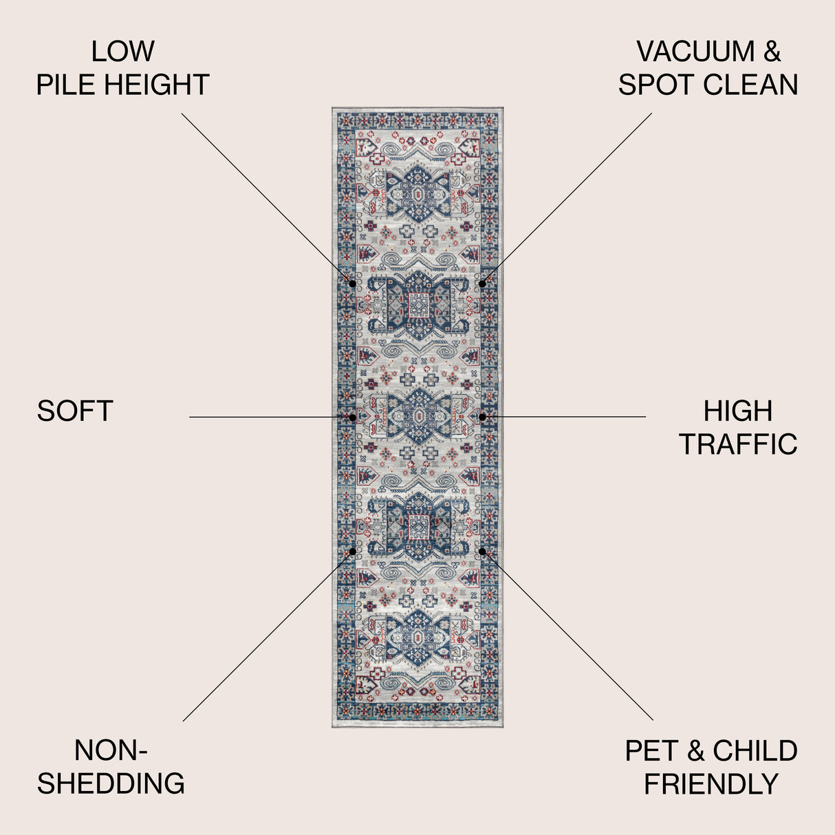 Modern Persian Runner Rug