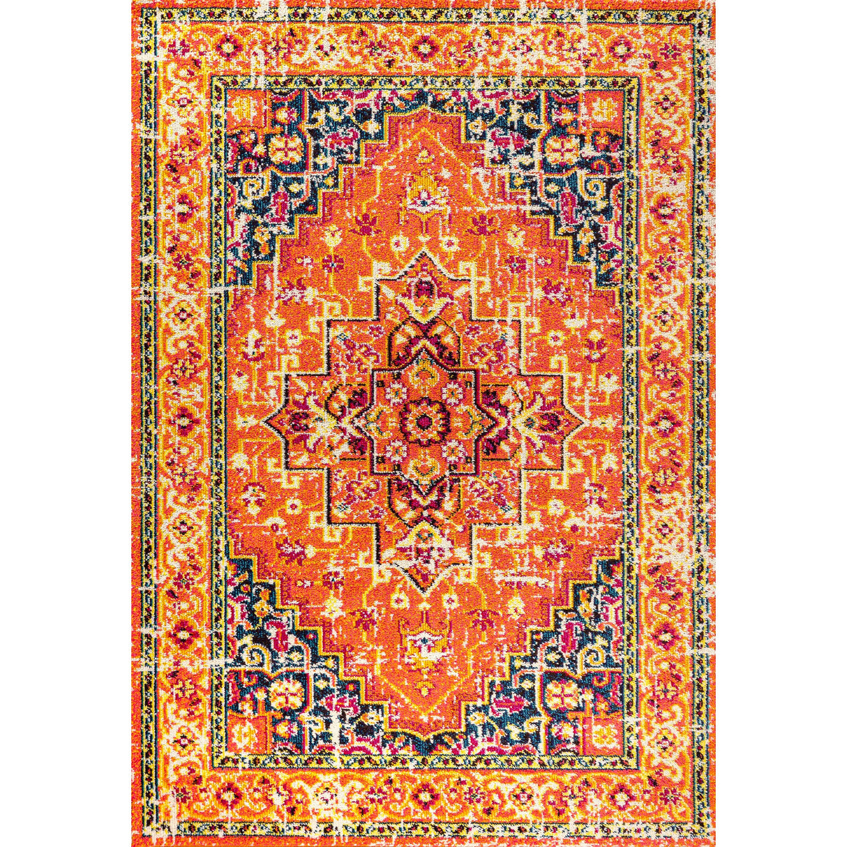 Brooklyn Geometric Medallion Area Rug