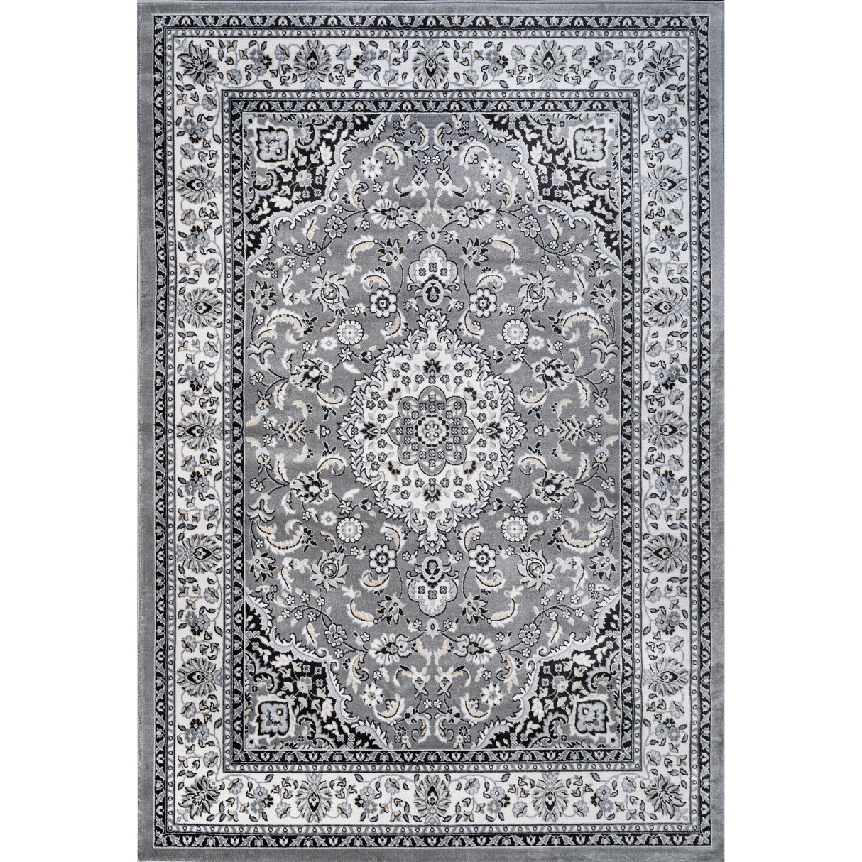 Palmette Modern Persian Floral Area Rug