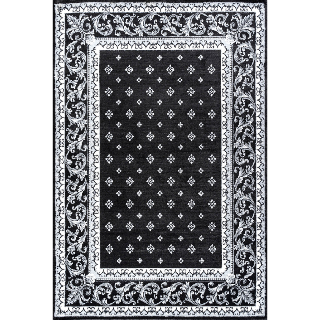 Acanthus French Border Area Rug