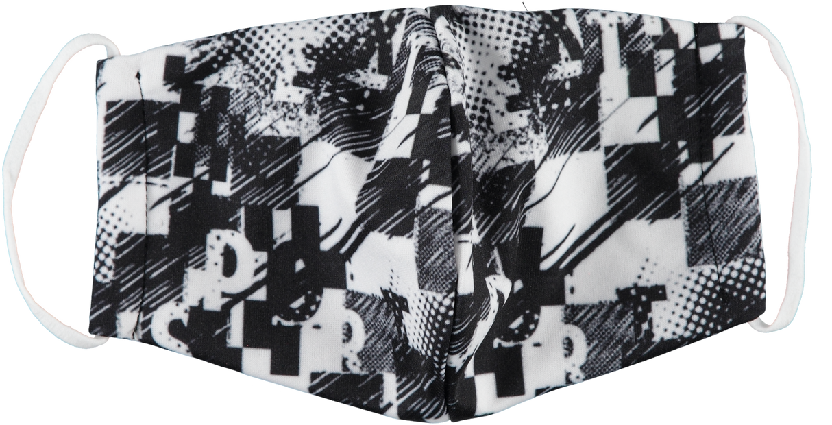 6-Pack: Men's Reusable Machine Washable Masks Mystery (3 Solid + 3 Prints)