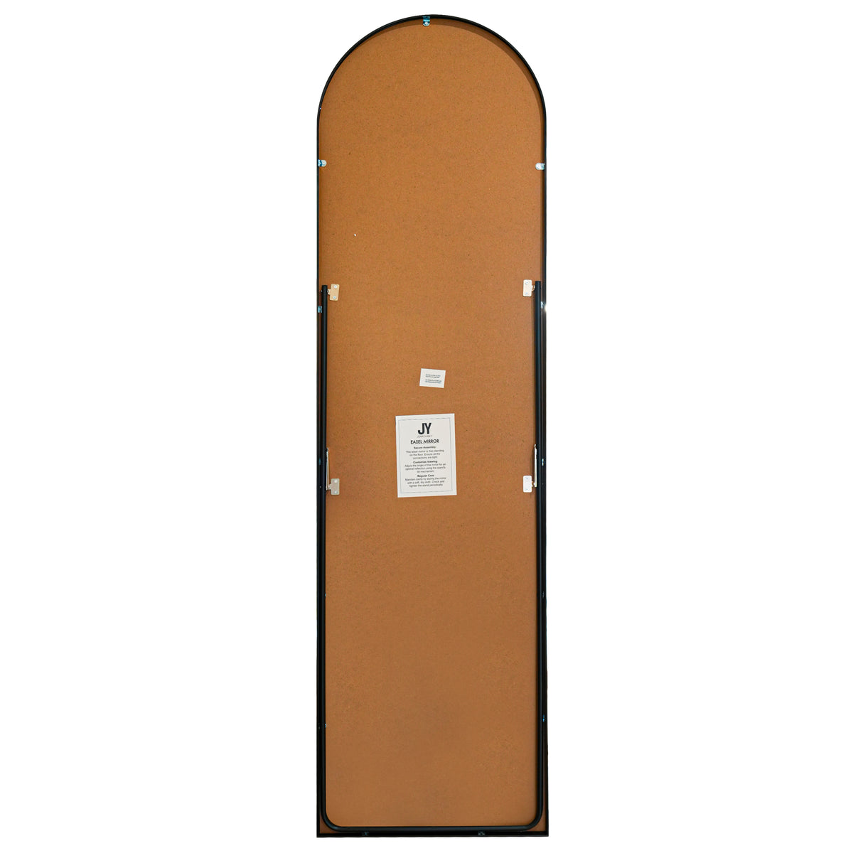 Adrian Large Arched Metal Framed Floor Full-Length Mirror