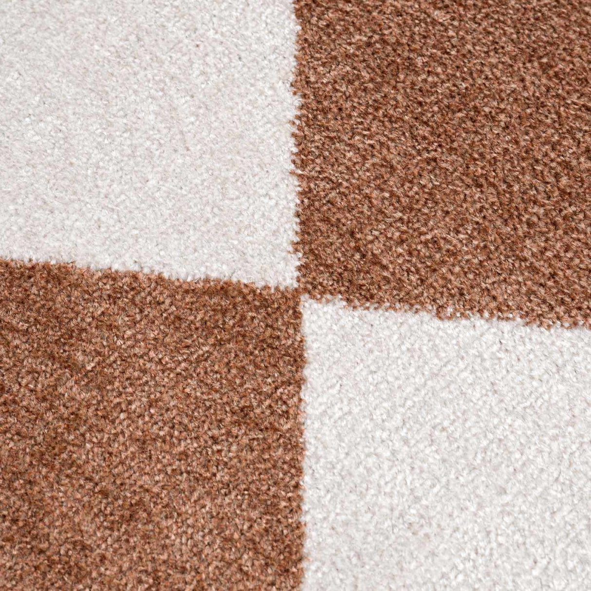 Ulric Chestnut Diamond Washable Area Rug