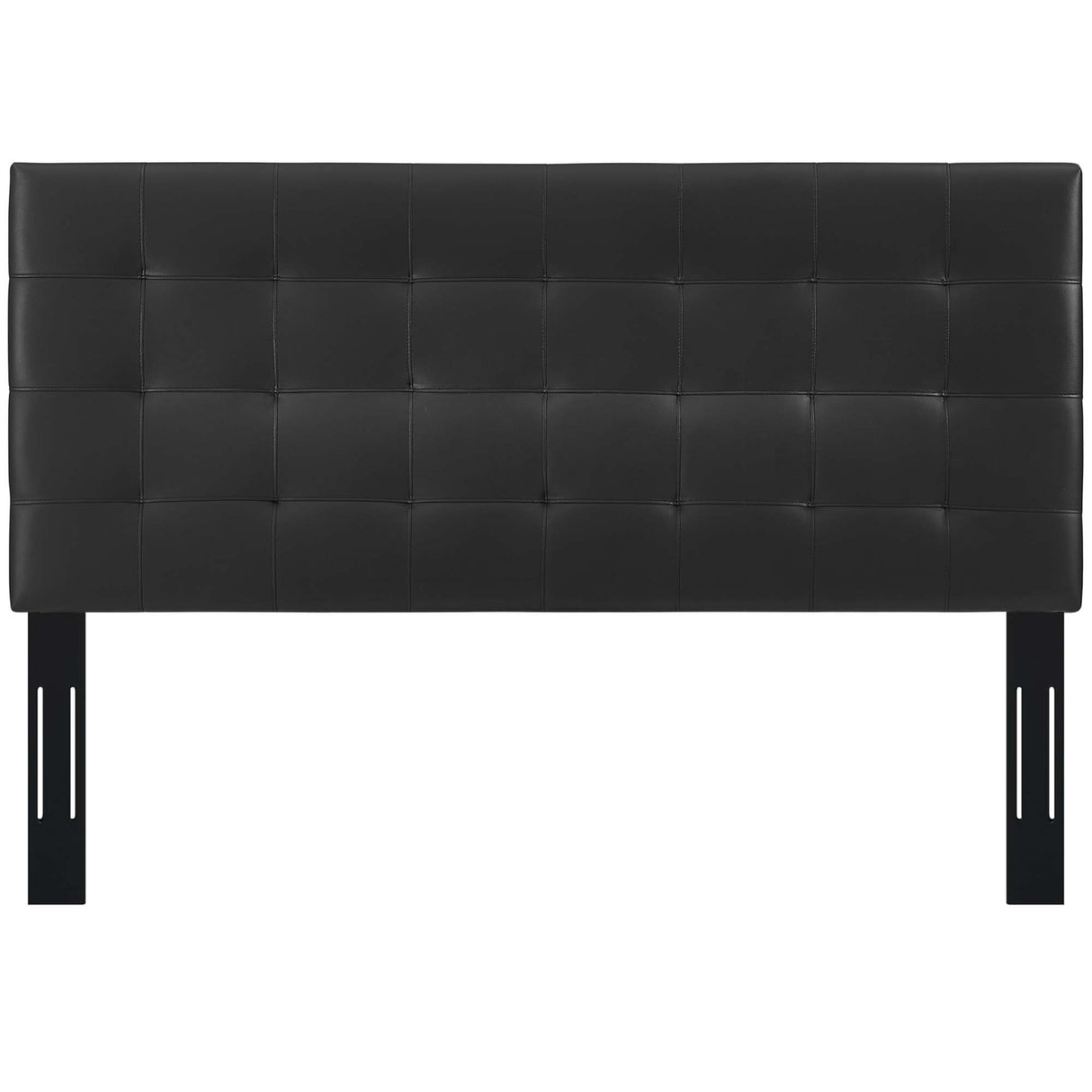 Paisley Tufted Upholstered Faux Leather Full / Queen Headboard by Modway