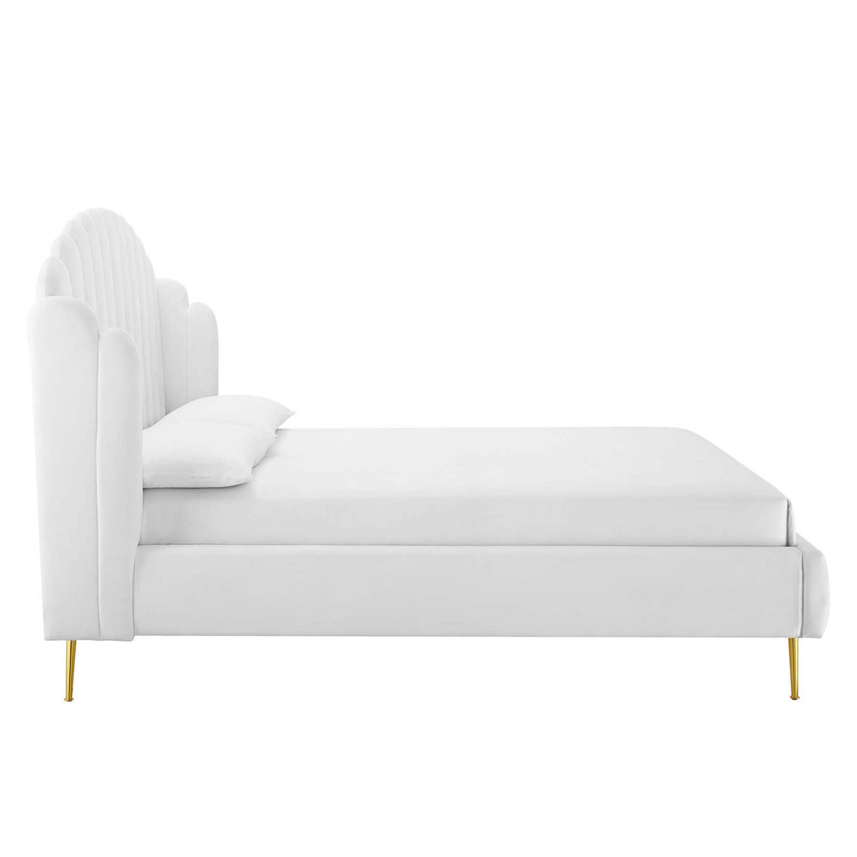 Lana Performance Velvet Queen Wingback Platform Bed by Modway