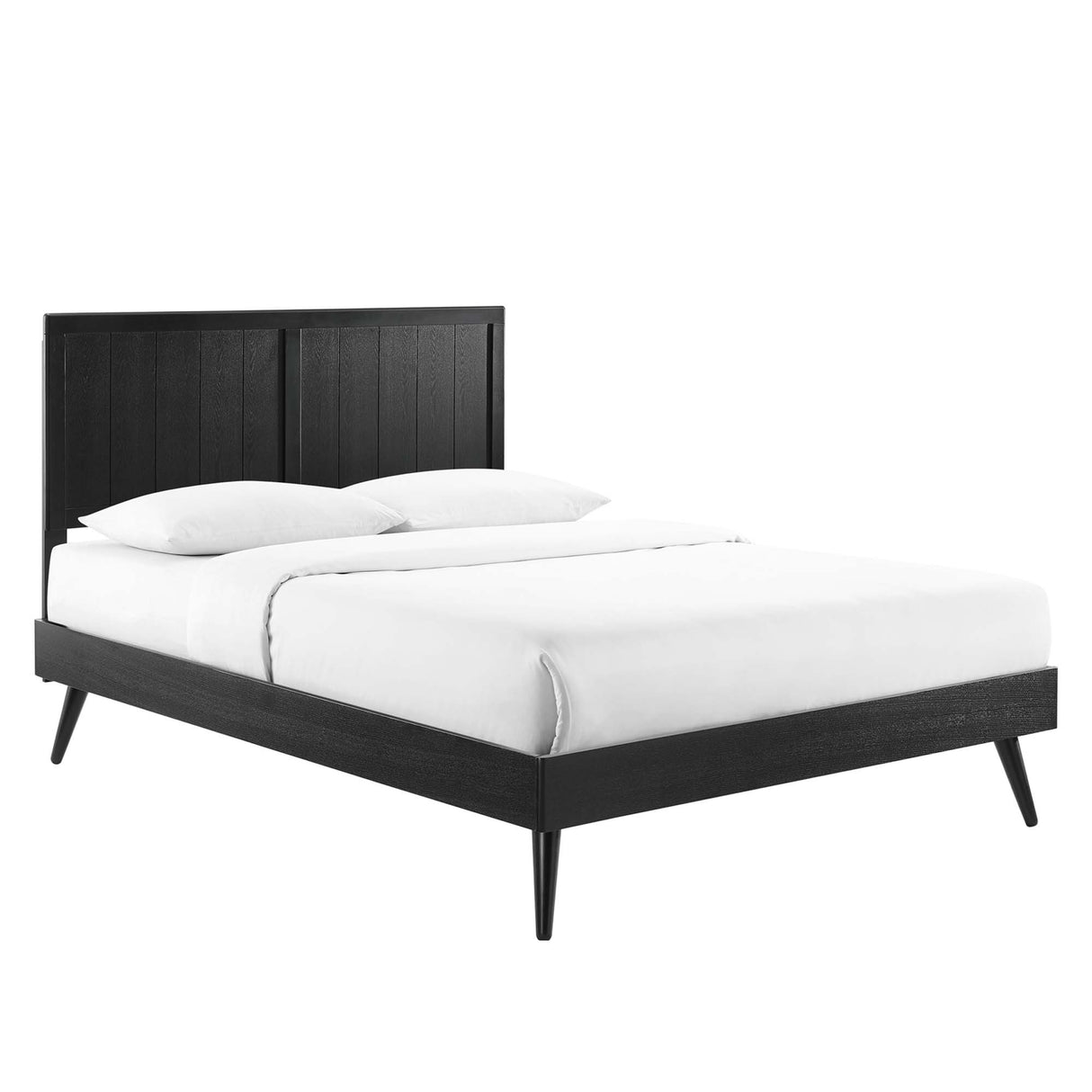 Alana Wood King Platform Bed With Splayed Legs by Modway
