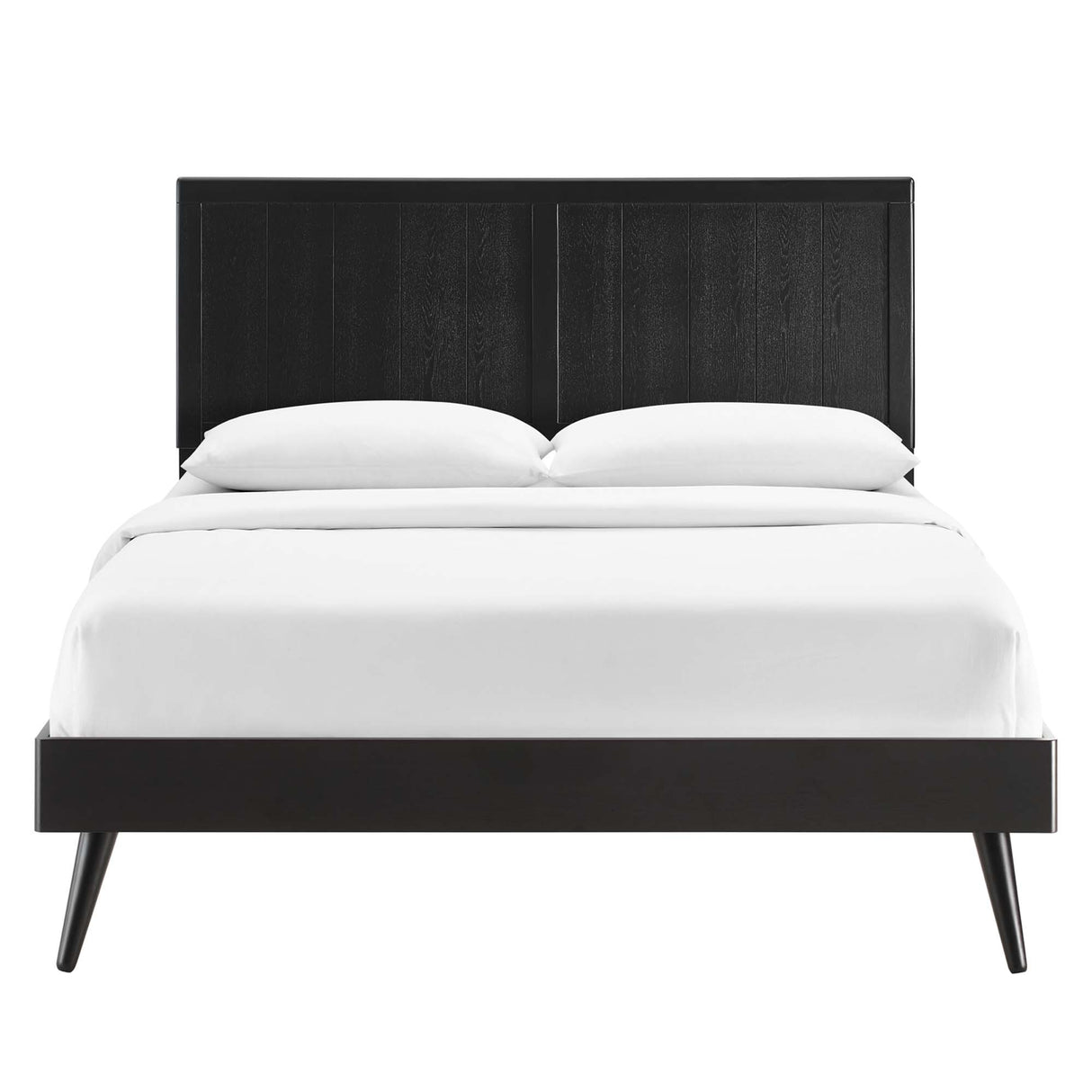 Alana Wood King Platform Bed With Splayed Legs by Modway