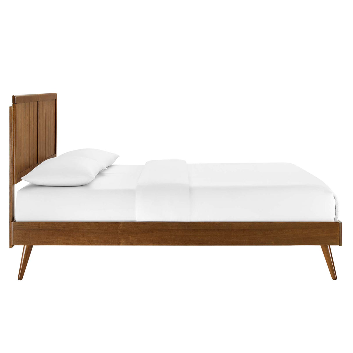 Alana Wood King Platform Bed With Splayed Legs by Modway