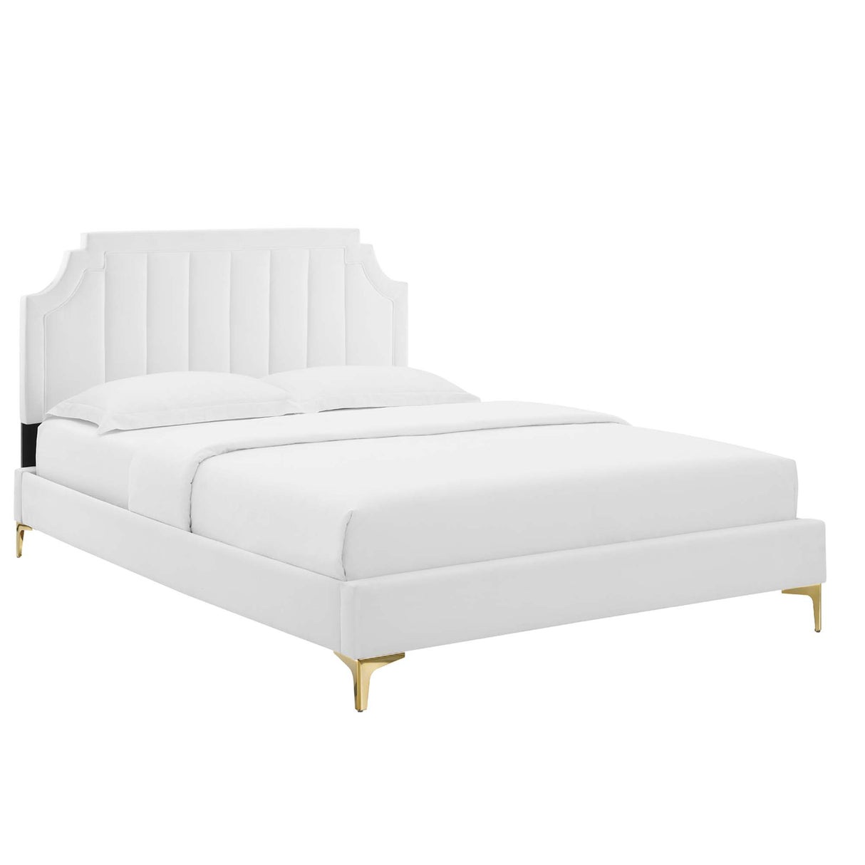 Sienna Performance Velvet King Platform Bed by Modway