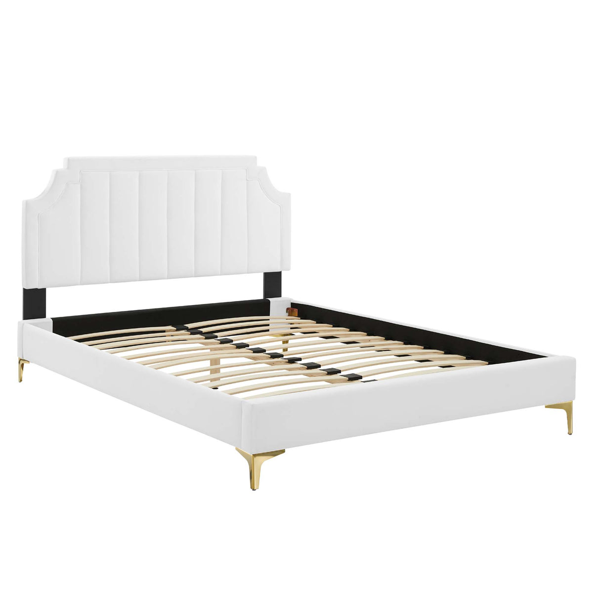 Sienna Performance Velvet King Platform Bed by Modway