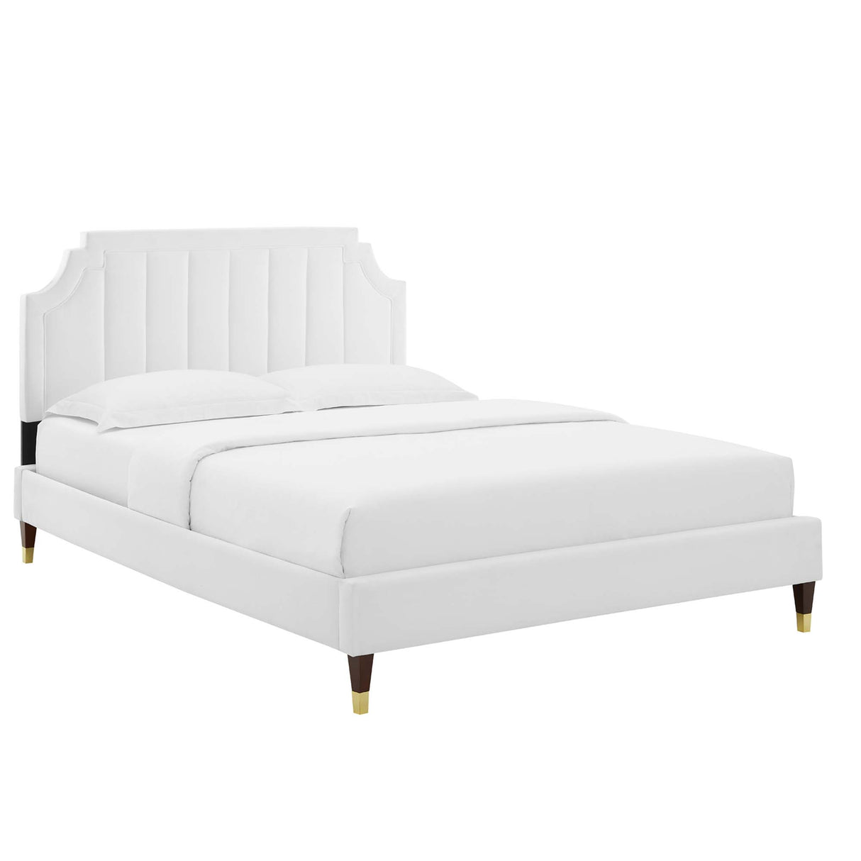 Sienna Performance Velvet King Platform Bed by Modway