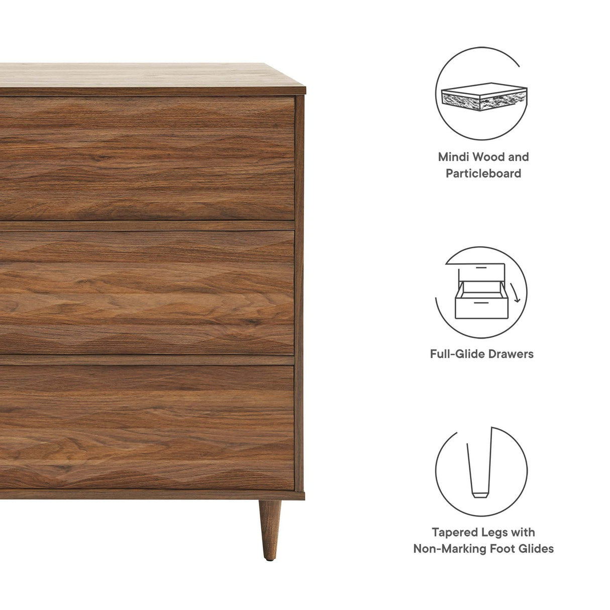 Vespera 6-Drawer Dresser by Modway