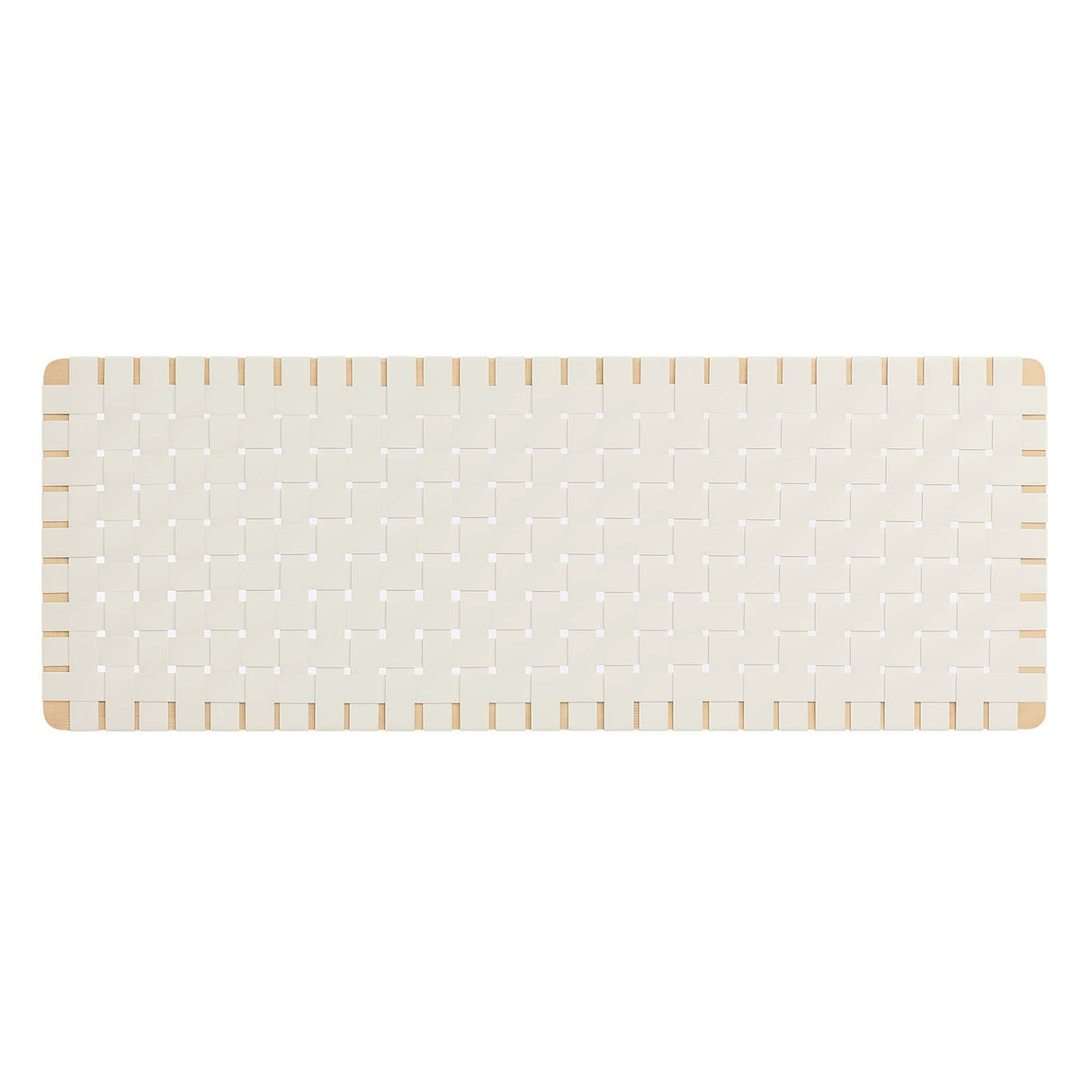 Sparta Weave Wall-Mount Vegan Leather Queen Headboard by Modway