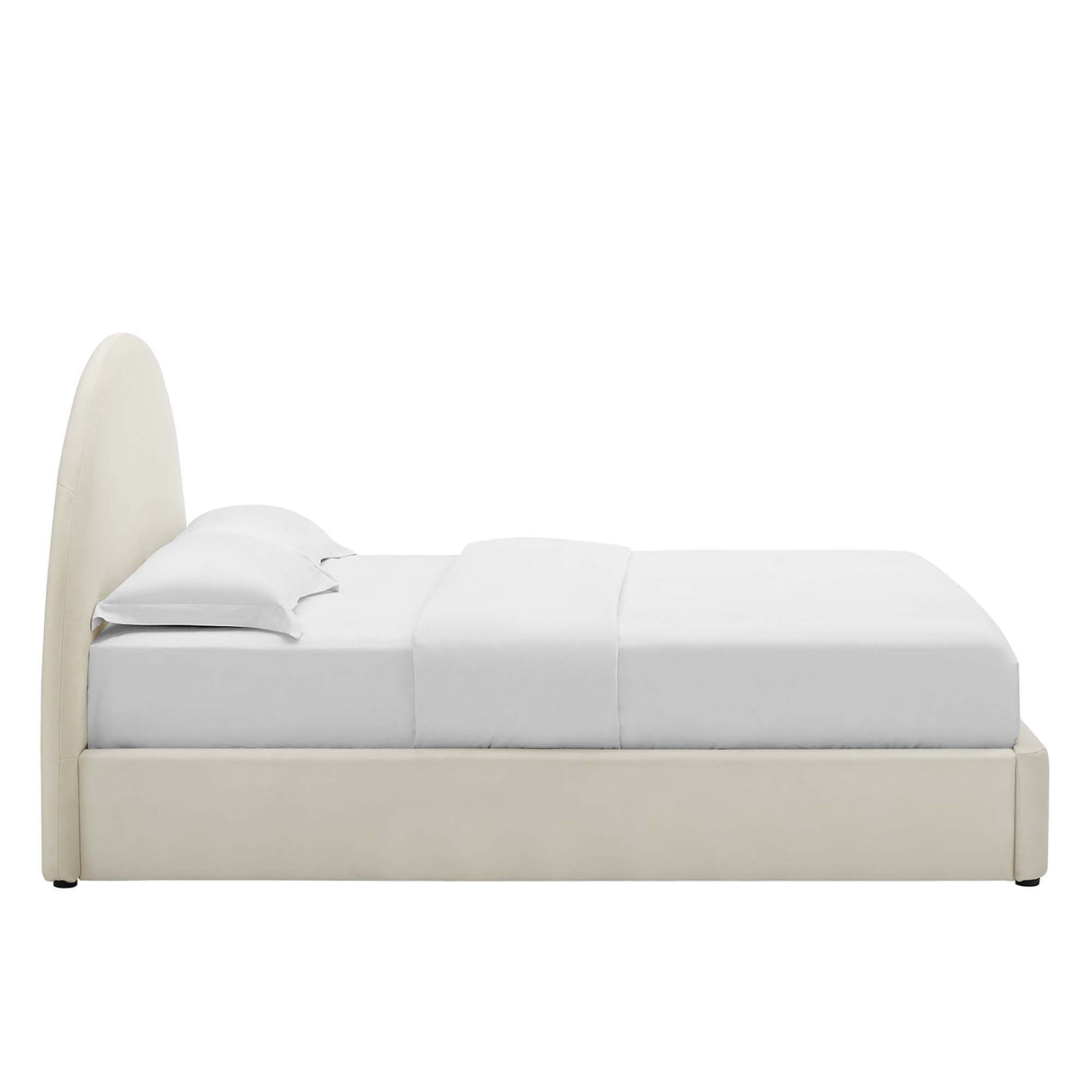 Resort Performance Velvet Arched Round King Platform Bed by Modway