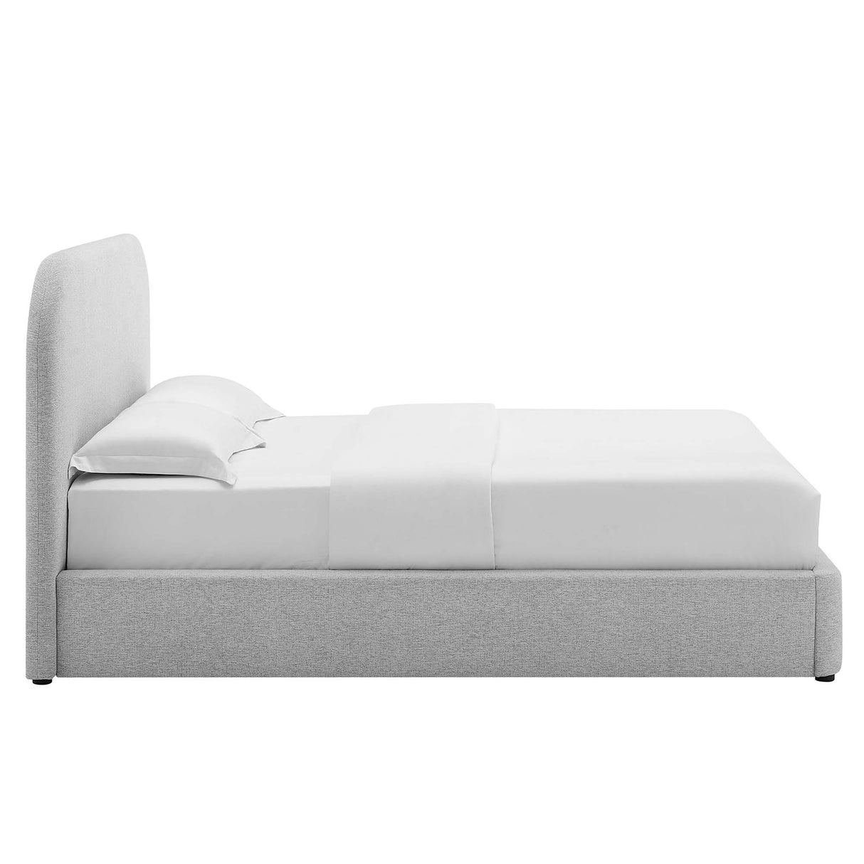 Keynote Upholstered Fabric Curved Full Platform Bed by Modway