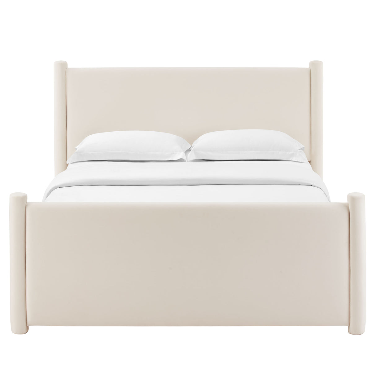Rael Performance Velvet Queen Platform Bed by Modway