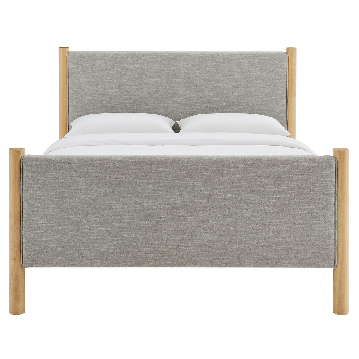 Maven Queen Size Fabric Upholstered Platform Bed by Modway