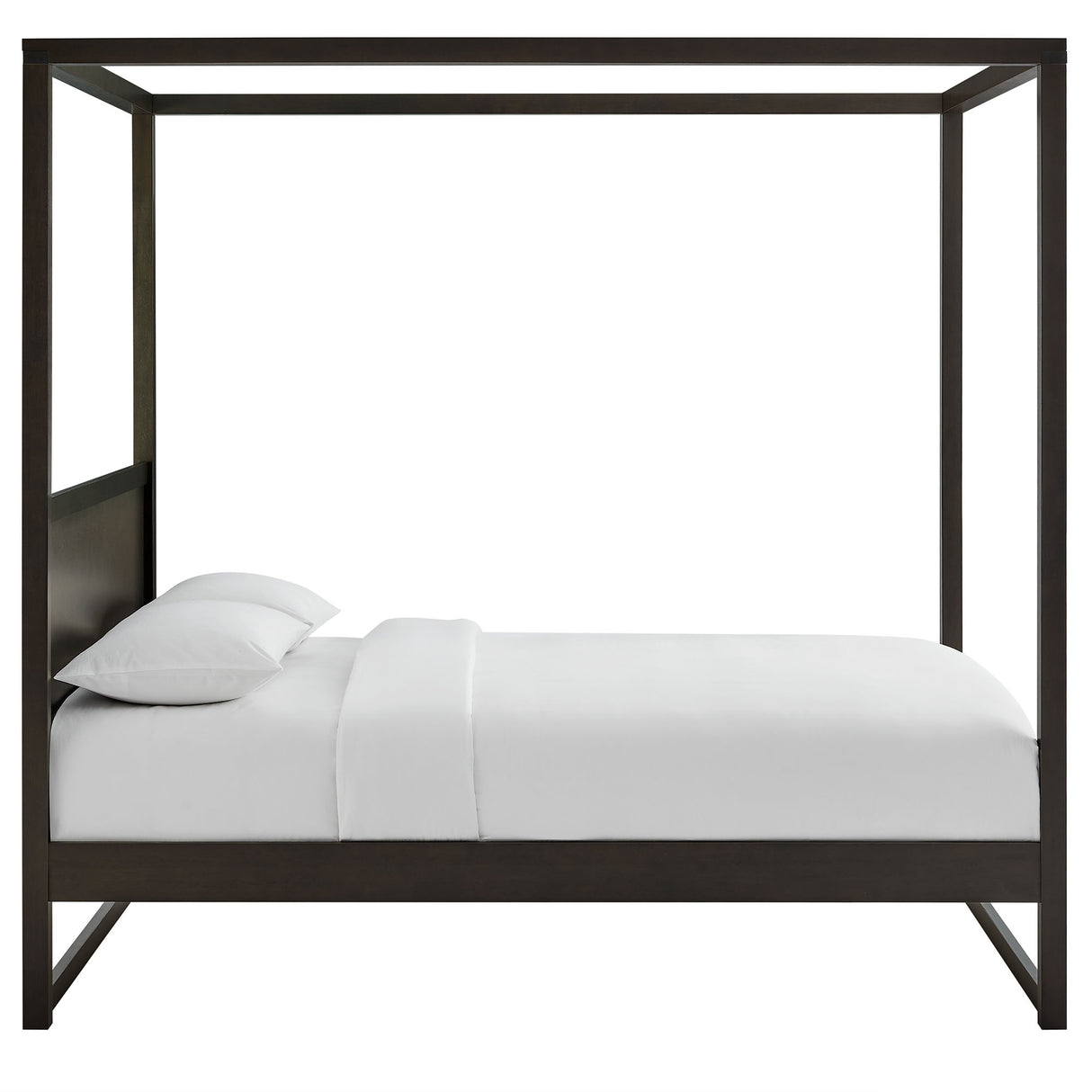 Alva Queen Wood Canopy Platform Bed by Modway