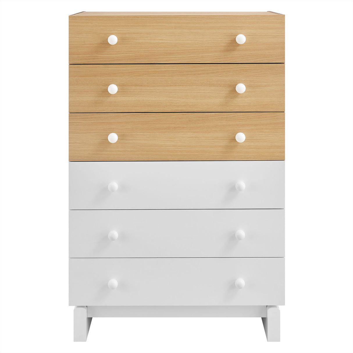 Nolia 6-Drawer Color Block Dresser Chest by Modway
