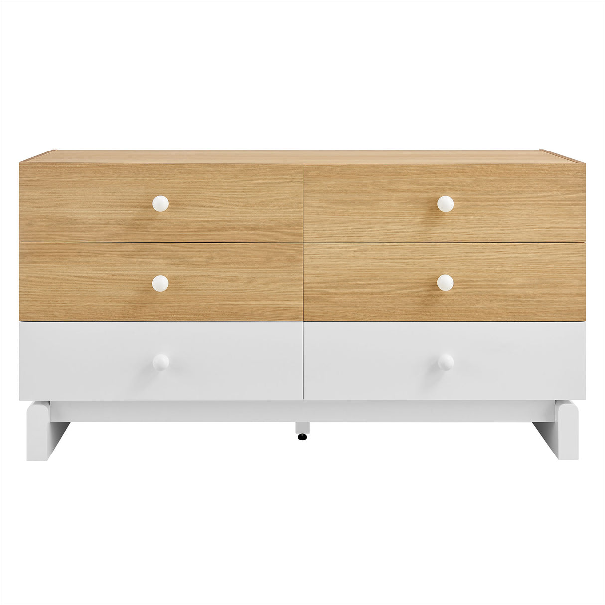 Nolia 6-Drawer Color Block Dresser by Modway