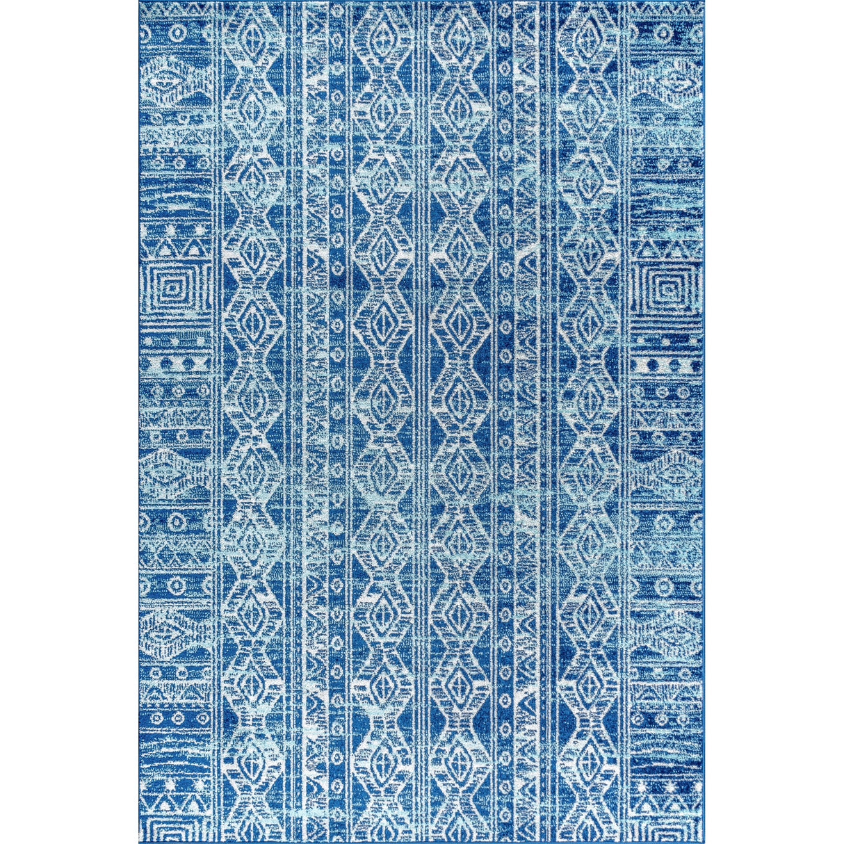 Modern Persian Boho Vintage Tribal Area Rug