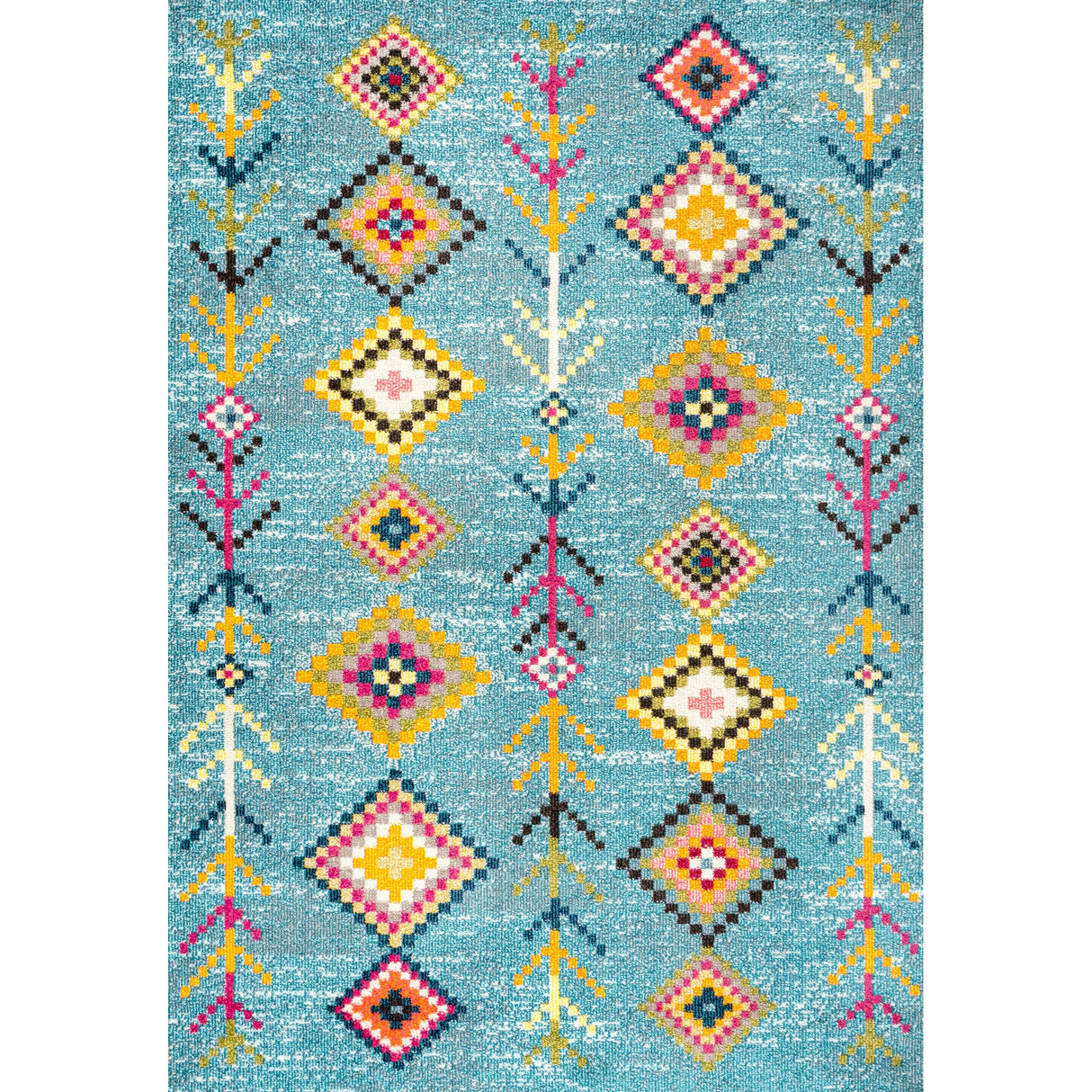 Tribal Love Geometric Area Rug