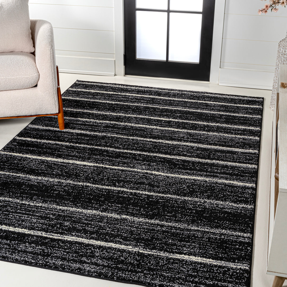 Williamsburg Minimalist Stripe Area Rug