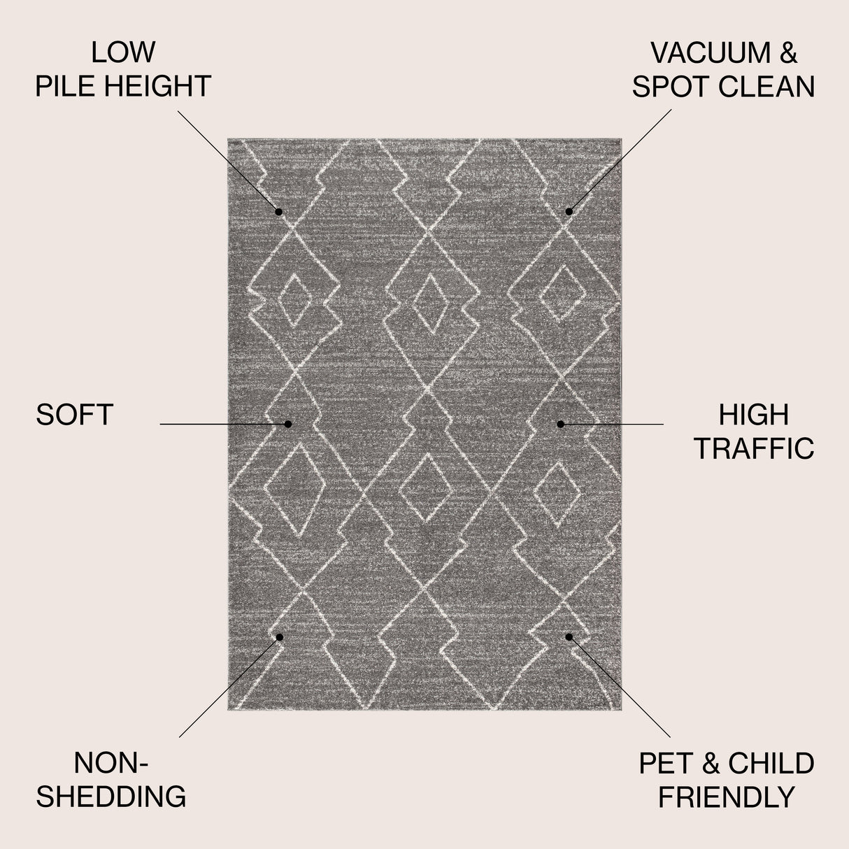 Alia Moroccan Beni Souk Area Rug