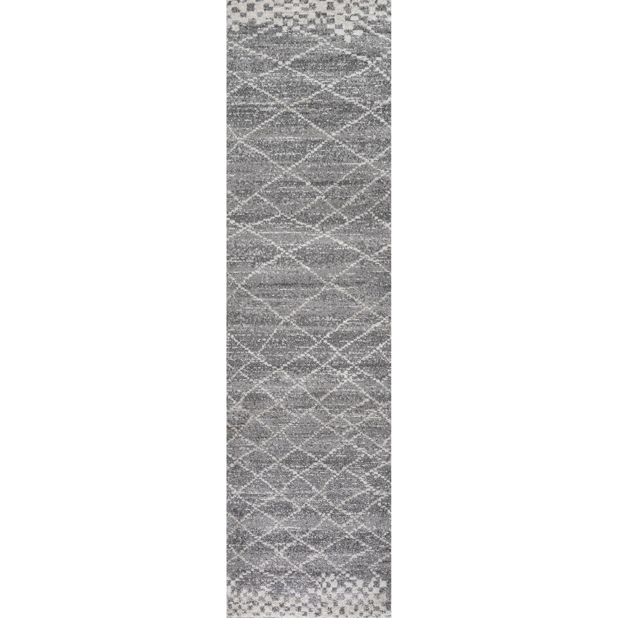 Asilah Moroccan Modern Diamond Runner Rug