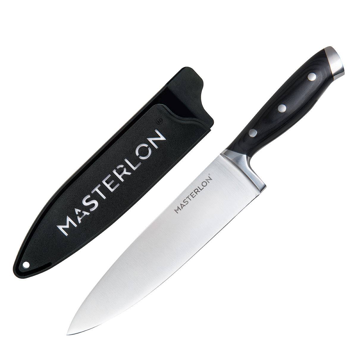 MASTERPAN Essential Chef’s Knife Bundle - 3-Piece Stainless Steel Set