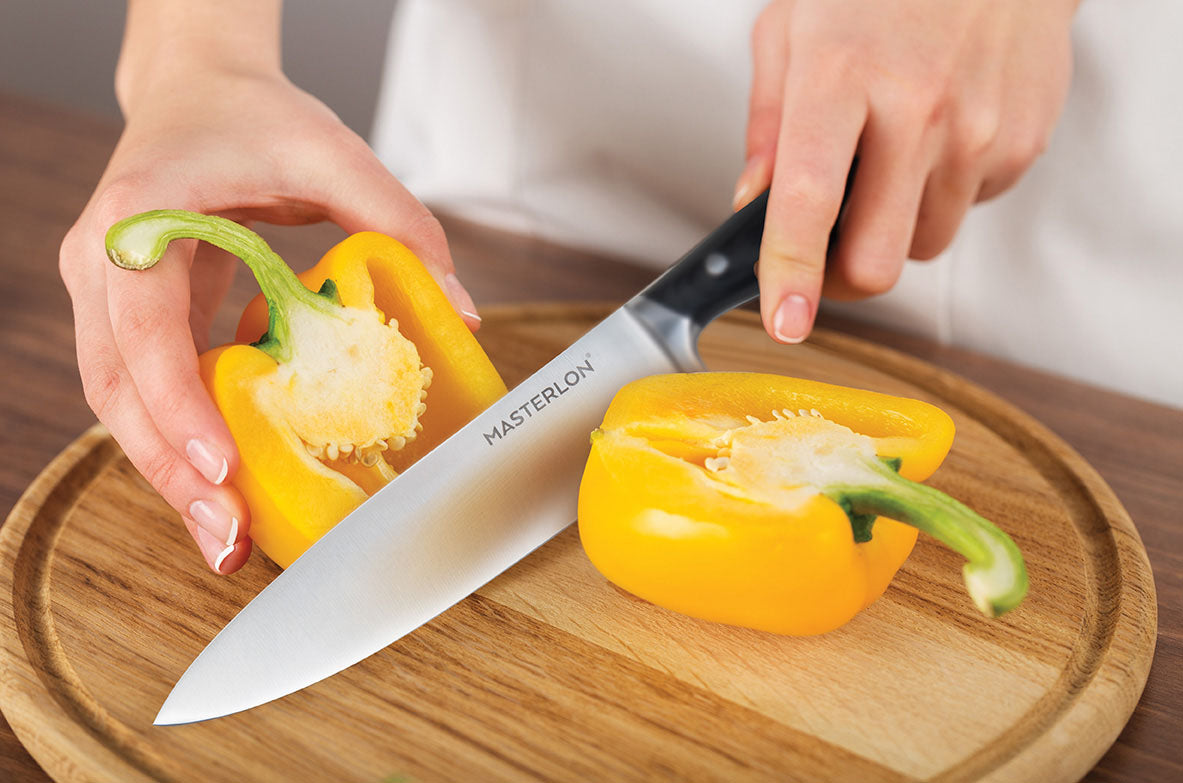 MASTERPAN Essential Chef’s Knife Bundle - 3-Piece Stainless Steel Set