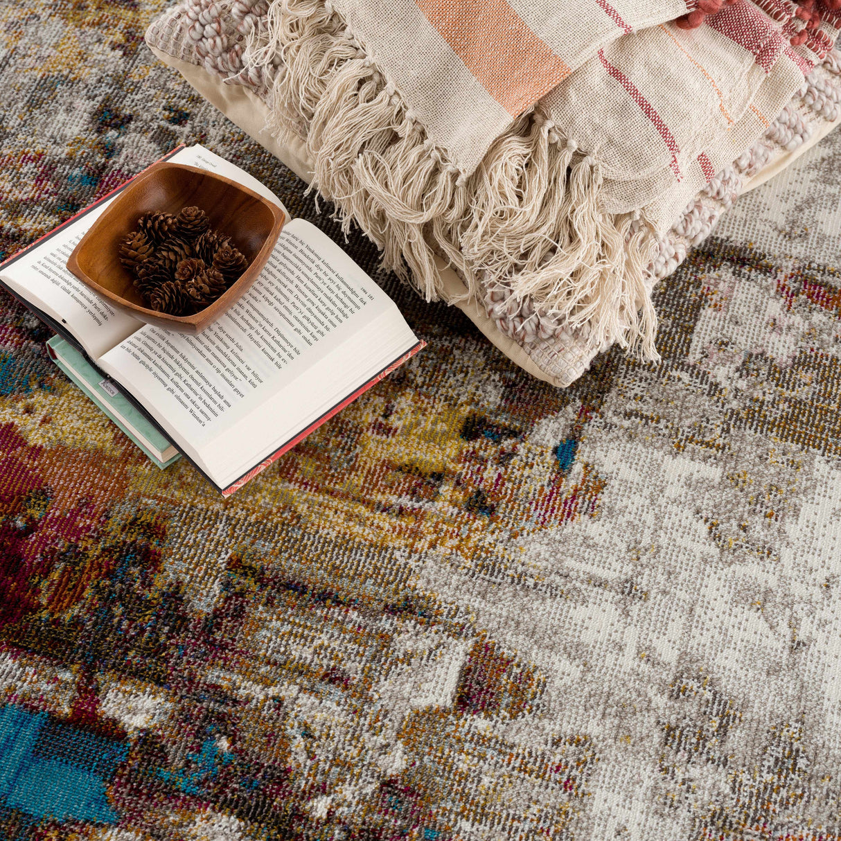 Mardin Abstract Area Rug - Clearance