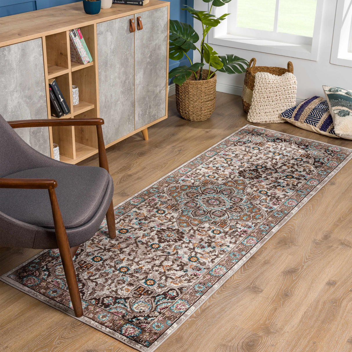 Mardin Brown Area Rug - Clearance