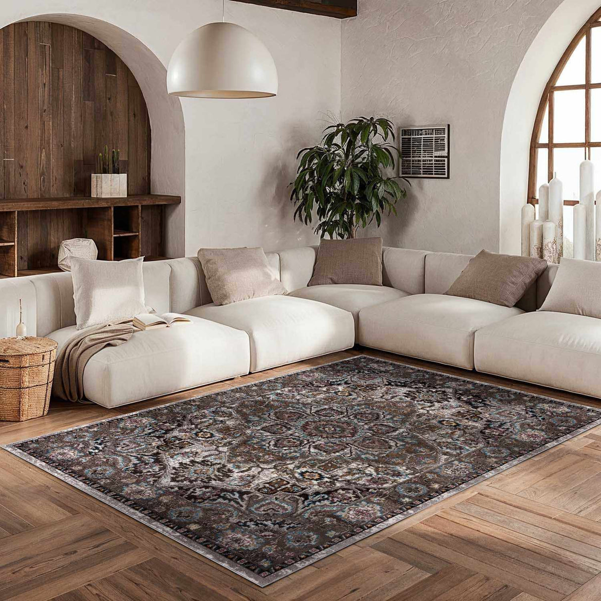 Mardin Brown Area Rug - Clearance